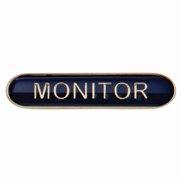 Scholar Bar Badge Monitor Blue - Cornish Custom Creations