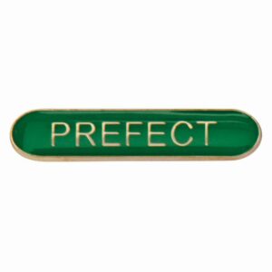 Scholar Bar Badge Prefect Green - Cornish Custom Creations