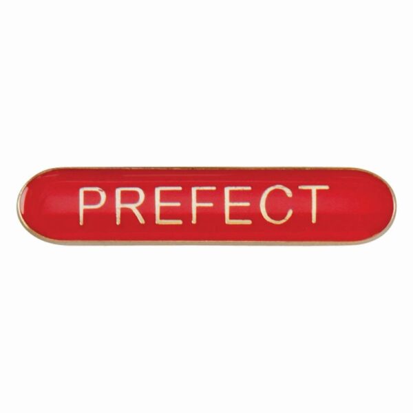 Scholar Bar Badge Prefect Red - Cornish Custom Creations