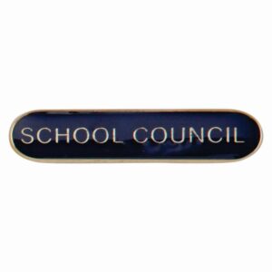 Scholar Bar Badge School Council Blue - Cornish Custom Creations