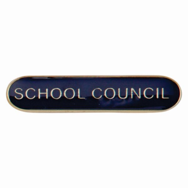 Scholar Bar Badge School Council Blue - Cornish Custom Creations