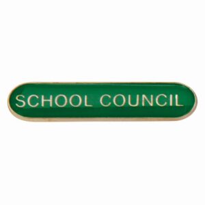 Scholar Bar Badge School Council Green - Cornish Custom Creations