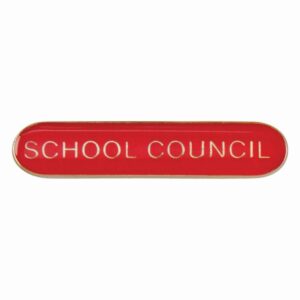 Scholar Bar Badge School Council Red - Cornish Custom Creations