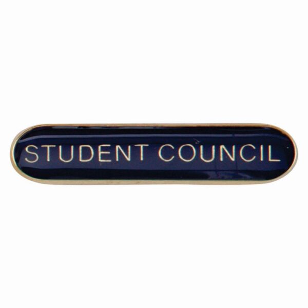 Scholar Bar Badge Student Council Blue - Cornish Custom Creations