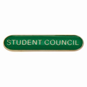 Scholar Bar Badge Student Council Green - Cornish Custom Creations