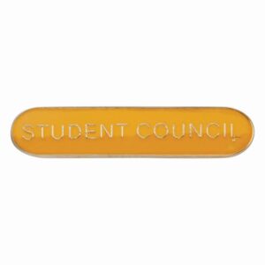 Scholar Bar Badge Student Council Yellow - Cornish Custom Creations