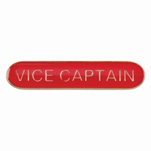 Scholar Bar Badge Vice Captain Red - Cornish Custom Creations