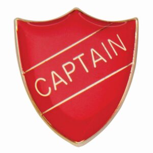 Scholar Pin Badge Captain Red - Cornish Custom Creations