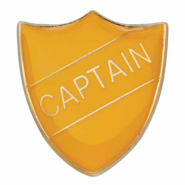 Scholar Pin Badge Captain Yellow - Cornish Custom Creations