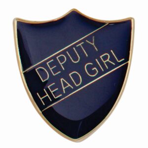 Scholar Pin Badge Deputy Head Girl Blue - Cornish Custom Creations