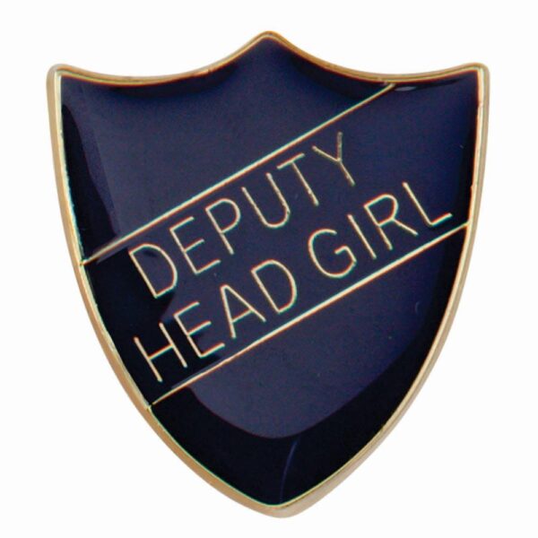 Scholar Pin Badge Deputy Head Girl Blue - Cornish Custom Creations