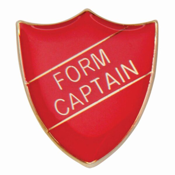 Scholar Pin Badge Form Captain Red - Cornish Custom Creations