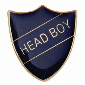 Scholar Pin Badge Head Boy Blue - Cornish Custom Creations