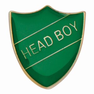 Scholar Pin Badge Head Boy Green - Cornish Custom Creations