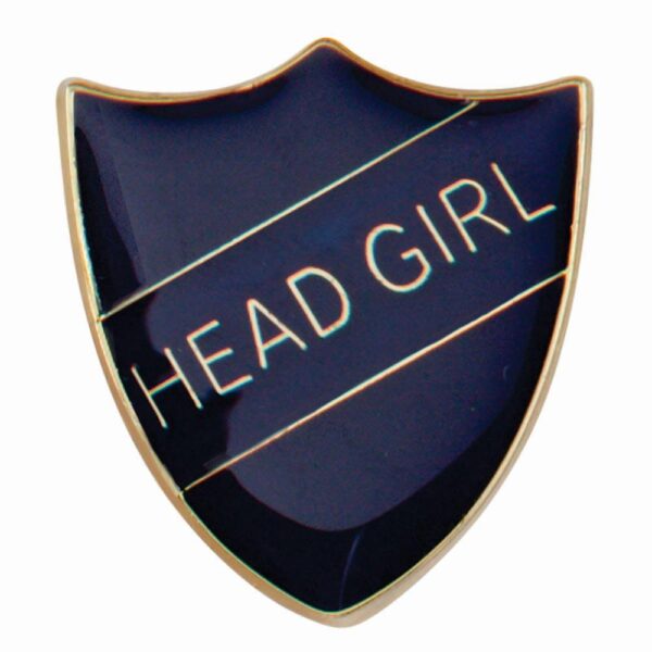 Scholar Pin Badge Head Girl Blue - Cornish Custom Creations