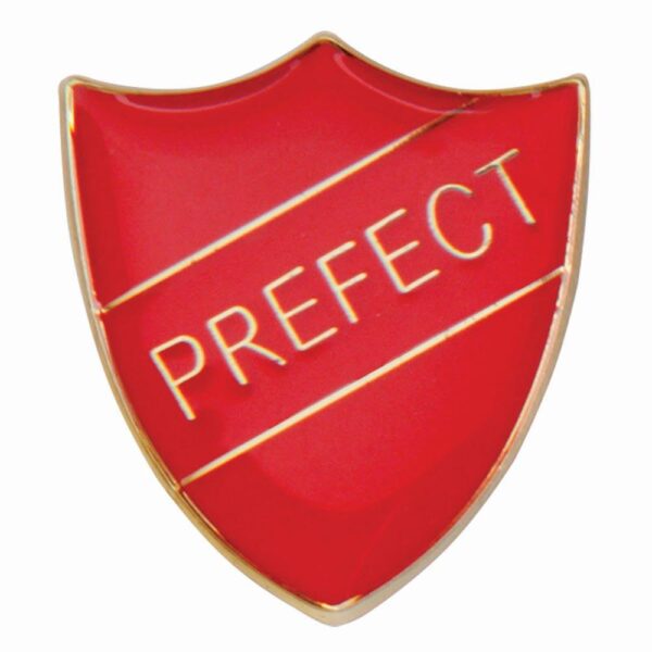 Scholar Pin Badge Prefect Red - Cornish Custom Creations