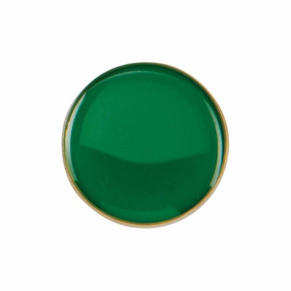 Scholar Pin Badge Round Green - Cornish Custom Creations