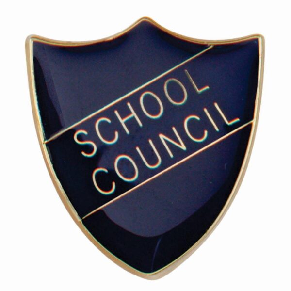 Scholar Pin Badge School Council Blue - Cornish Custom Creations
