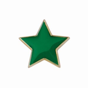 Scholar Pin Badge Star Green - Cornish Custom Creations