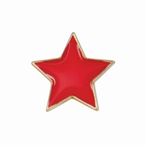 Scholar Pin Badge Star Red - Cornish Custom Creations