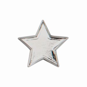 Scholar Pin Badge Star Silver - Cornish Custom Creations
