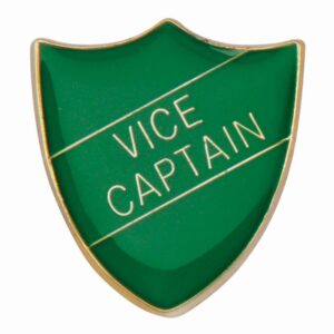 Scholar Pin Badge Vice Captain Green - Cornish Custom Creations