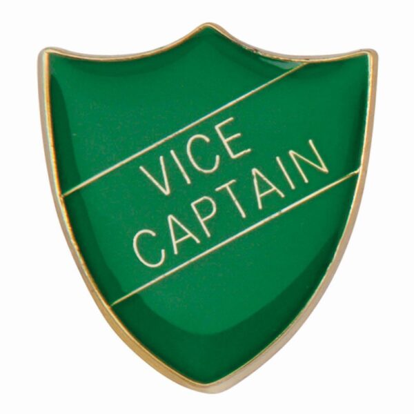 Scholar Pin Badge Vice Captain Green - Cornish Custom Creations