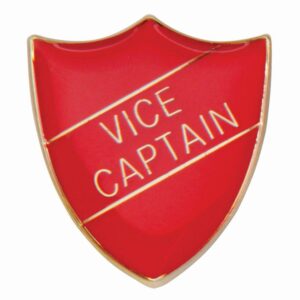 Scholar Pin Badge Vice Captain Red - Cornish Custom Creations