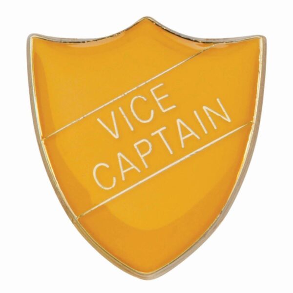 Scholar Pin Badge Vice Captain Yellow - Cornish Custom Creations