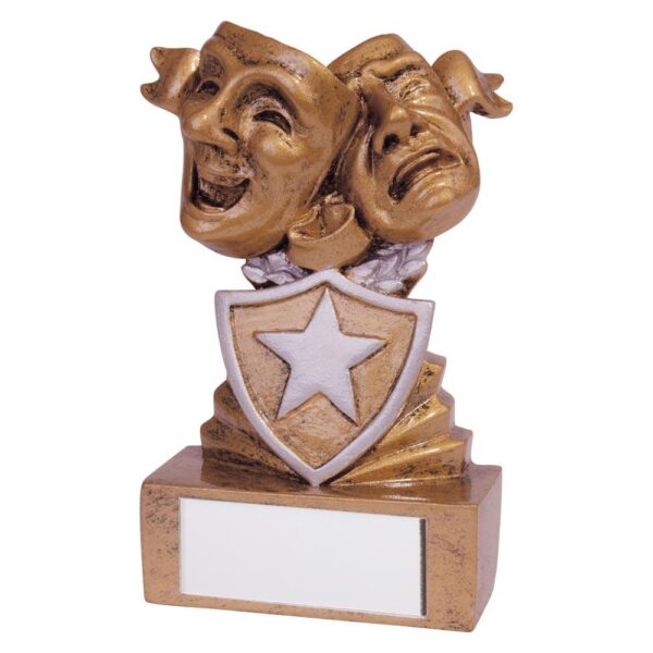 Shield Drama Mini Award - Engrave Express