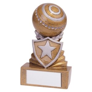 Shield Lawn Bowls Mini Award - Cornish Custom Creations