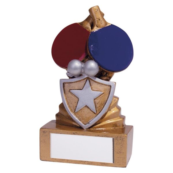 Shield Table Tennis Mini Award - Engrave Express