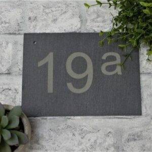 Slate House Number - Engrave Express