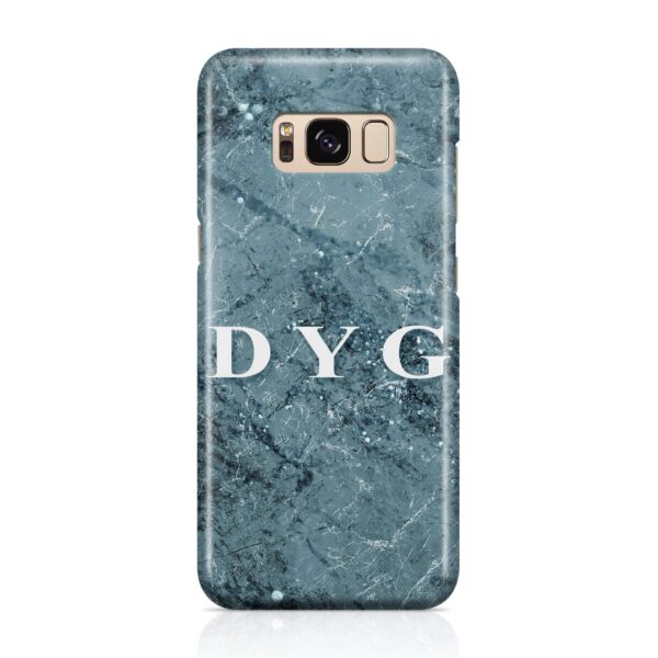 Sparkle Marble With Initial - Galaxy 3D Personalised Phone Case - Cornish Custom Creations