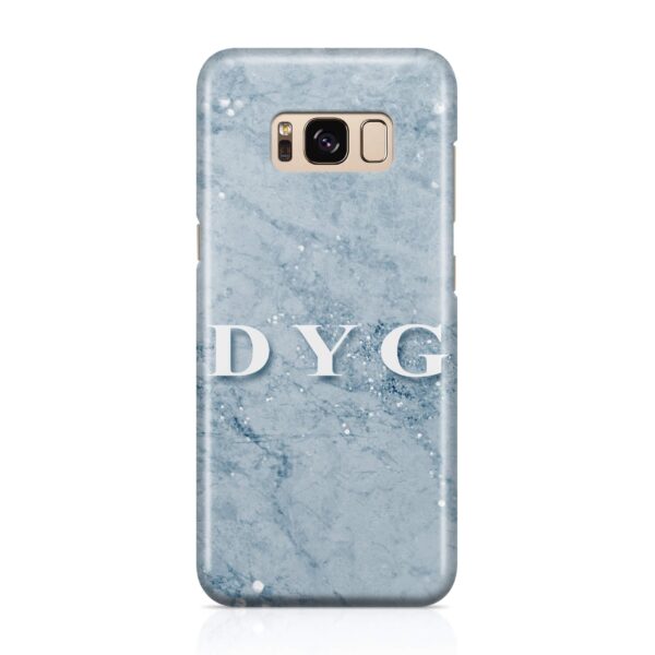 Sparkle Marble With Initial - Galaxy 3D Personalised Phone Case - Cornish Custom Creations