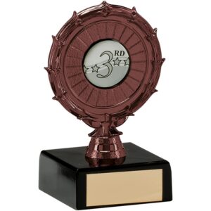 Spiral Multi-Sport Trophy Bronze - Cornish Custom Creations