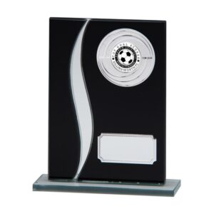 Spirit Multisport Mirror Glass Award Black & Silver - Cornish Custom Creations