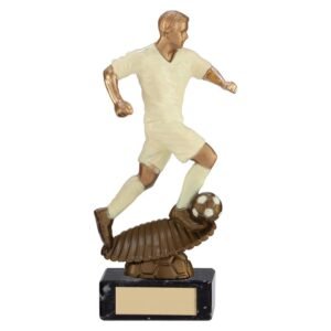 Spirit Storm Football Trophy Cream - Cornish Custom Creations