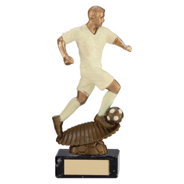 Spirit Storm Football Trophy Cream - Cornish Custom Creations