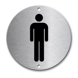 STAINLESS STEEL EFFECT 50MM CIRCULAR DISC PLATE - Engrave Express