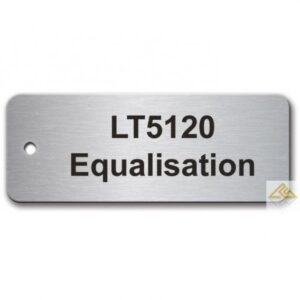 STAINLESS STEEL EFFECT TAG 60MM X 20MM - Engrave Express