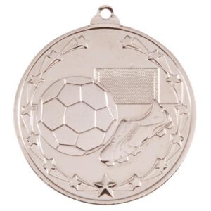 Starboot Economy Football Medal Silver - Cornish Custom Creations