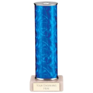 Superstars Tube Trophy Blue - Cornish Custom Creations