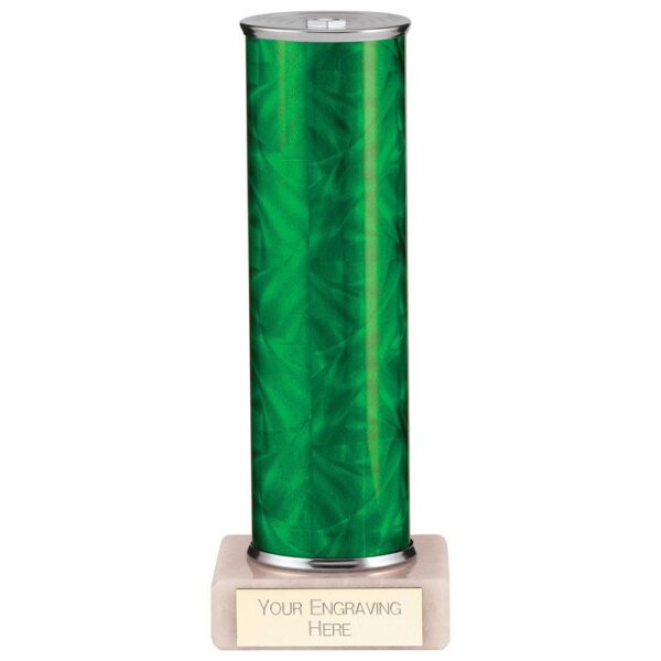 Superstars Tube Trophy Green - Cornish Custom Creations