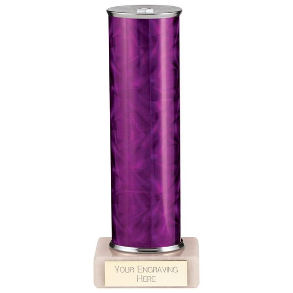 Superstars Tube Trophy Purple - Cornish Custom Creations