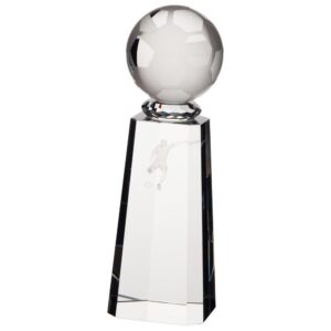 Synergy Football Crystal Award - Cornish Custom Creations