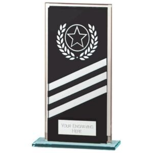 Talisman Mirror Glass Award Black/Silver - Cornish Custom Creations