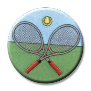 Tennis - Crossed Rackets - Cornish Custom Creations