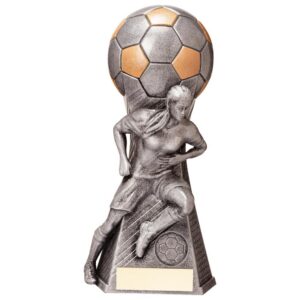 Trailblazer Football Female Heavyweight Antique Silver - Cornish Custom Creations
