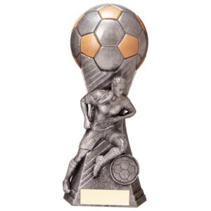 Trailblazer Football Female Heavyweight Antique Silver - Cornish Custom Creations